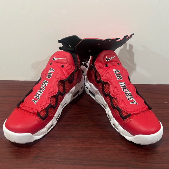 Nike, Air More Money, AJ2998 600, Red, White & Black - Picture 9 of 13